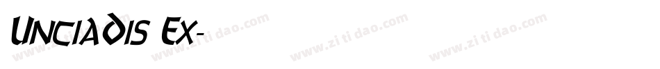 UnciaDis Ex字体转换